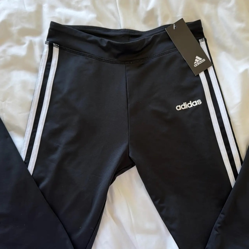 Adidas Girls' Black Leggings